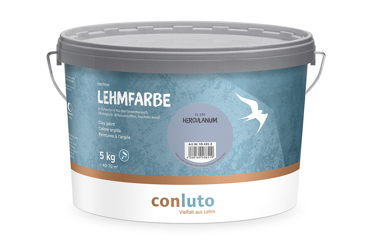 Conluto Lehmfarbe 5kg für innen - Die Farbe der Natur