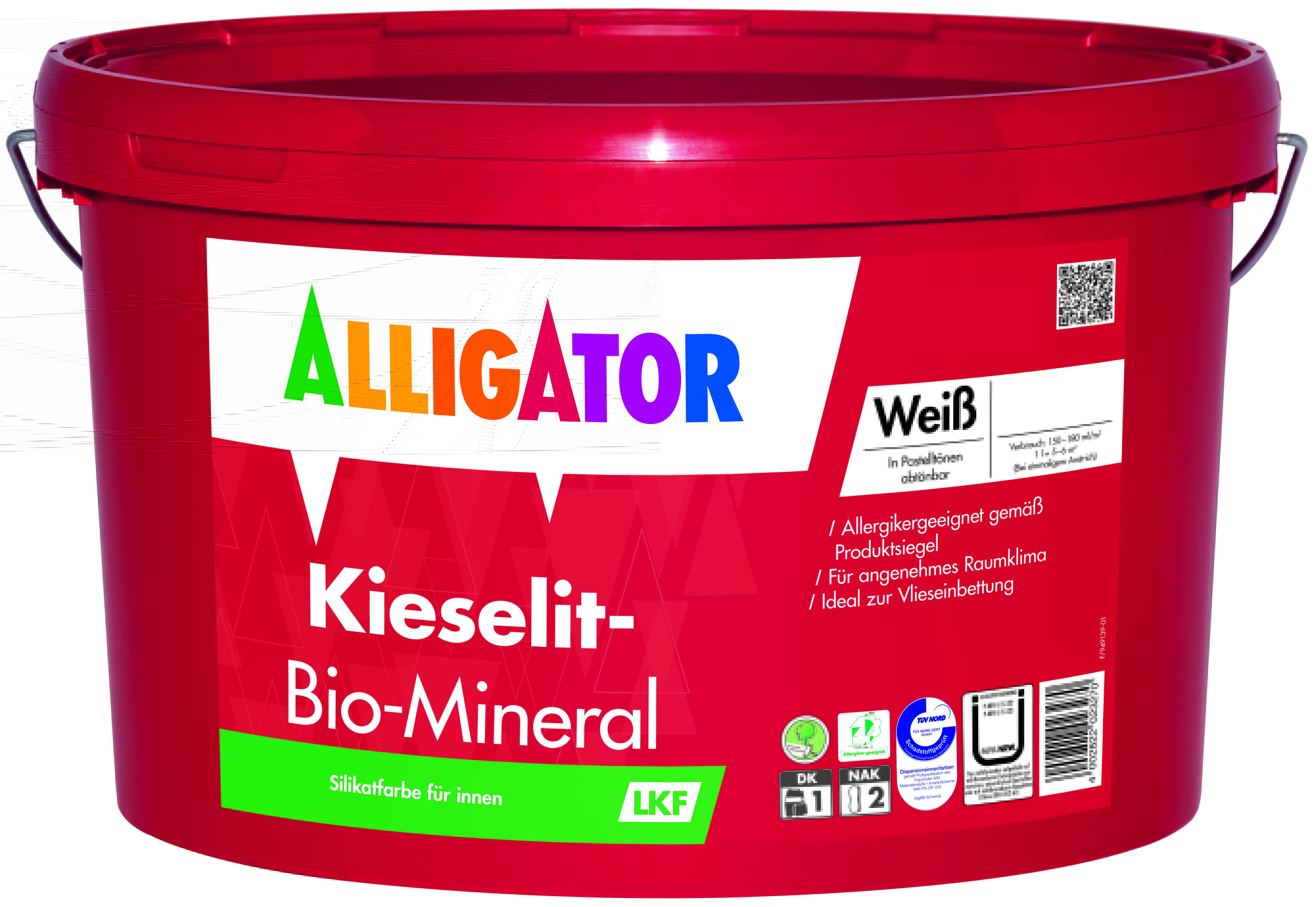ALLIGATOR Kieselit-Bio-Mineral Weiß LKF - Innenwandfarbe