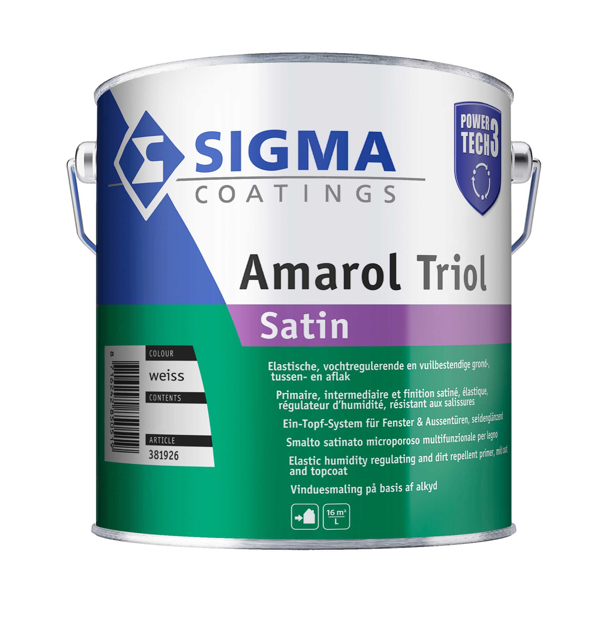 SIGMA Amarol Triol Satin - seidenglänzendes Ein-Topf-System