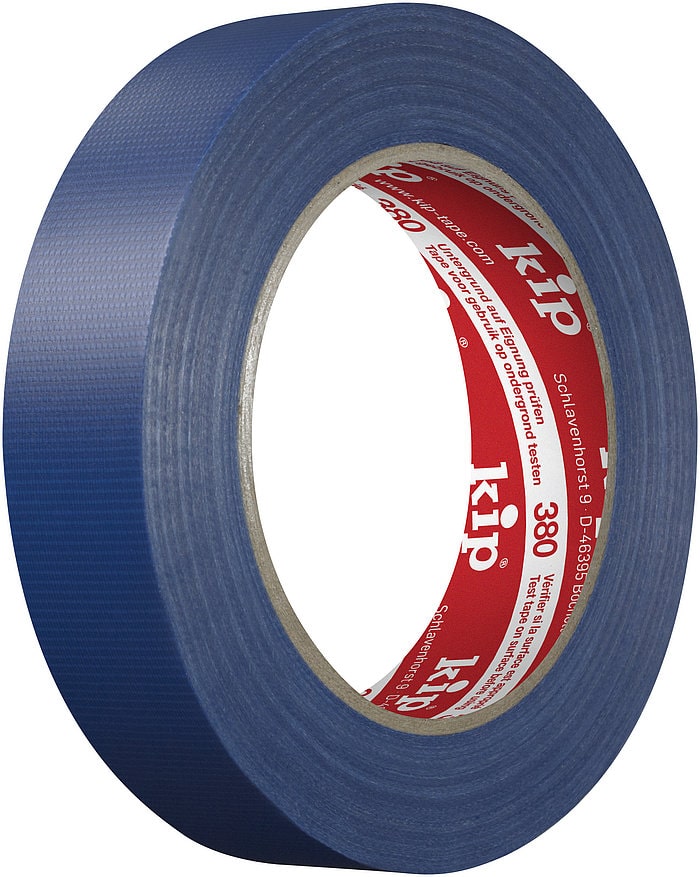 Kip 380 Gewebe-Fineline-Tape blau Abklebeband 50m